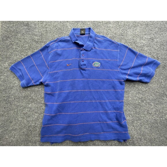Vintage Florida Gators Polo Shirt Mens X-Large Blue Nike Team University - Picture 2 of 8